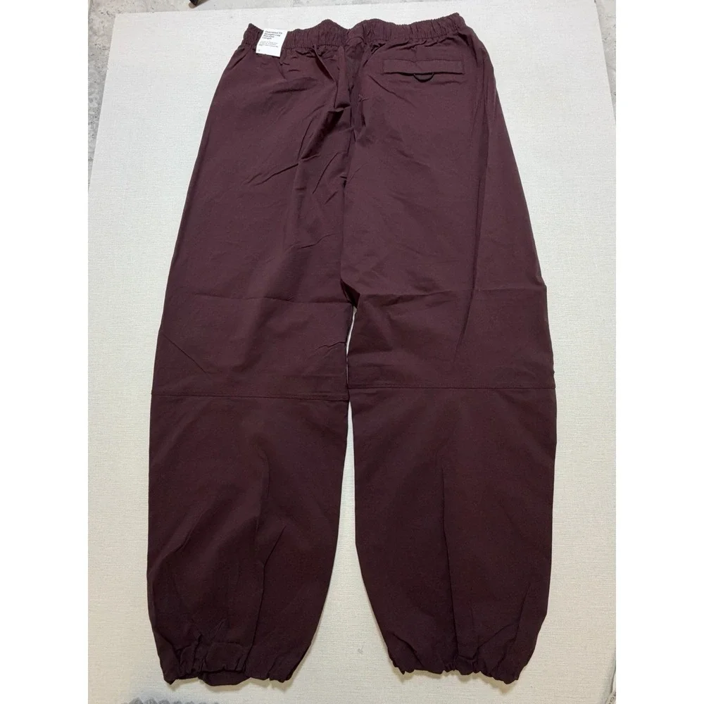 Nike Tech Woven Oversized Pants Burgundy Men's Size Large HM7158-652 NWT